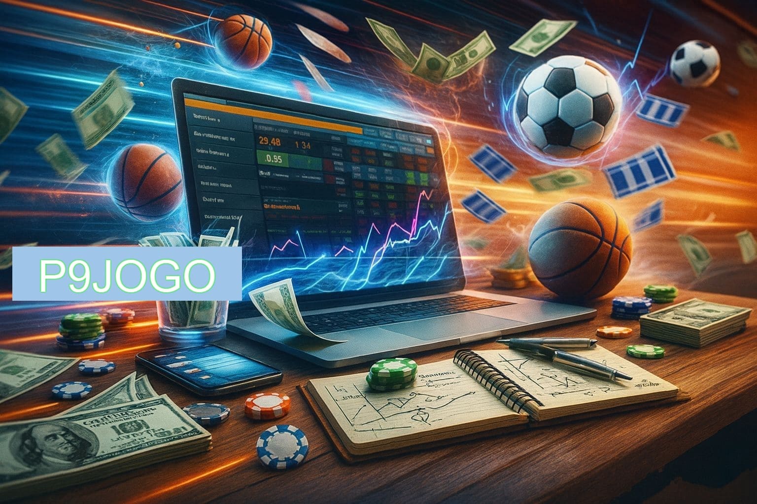 Diversas apostas esportivas