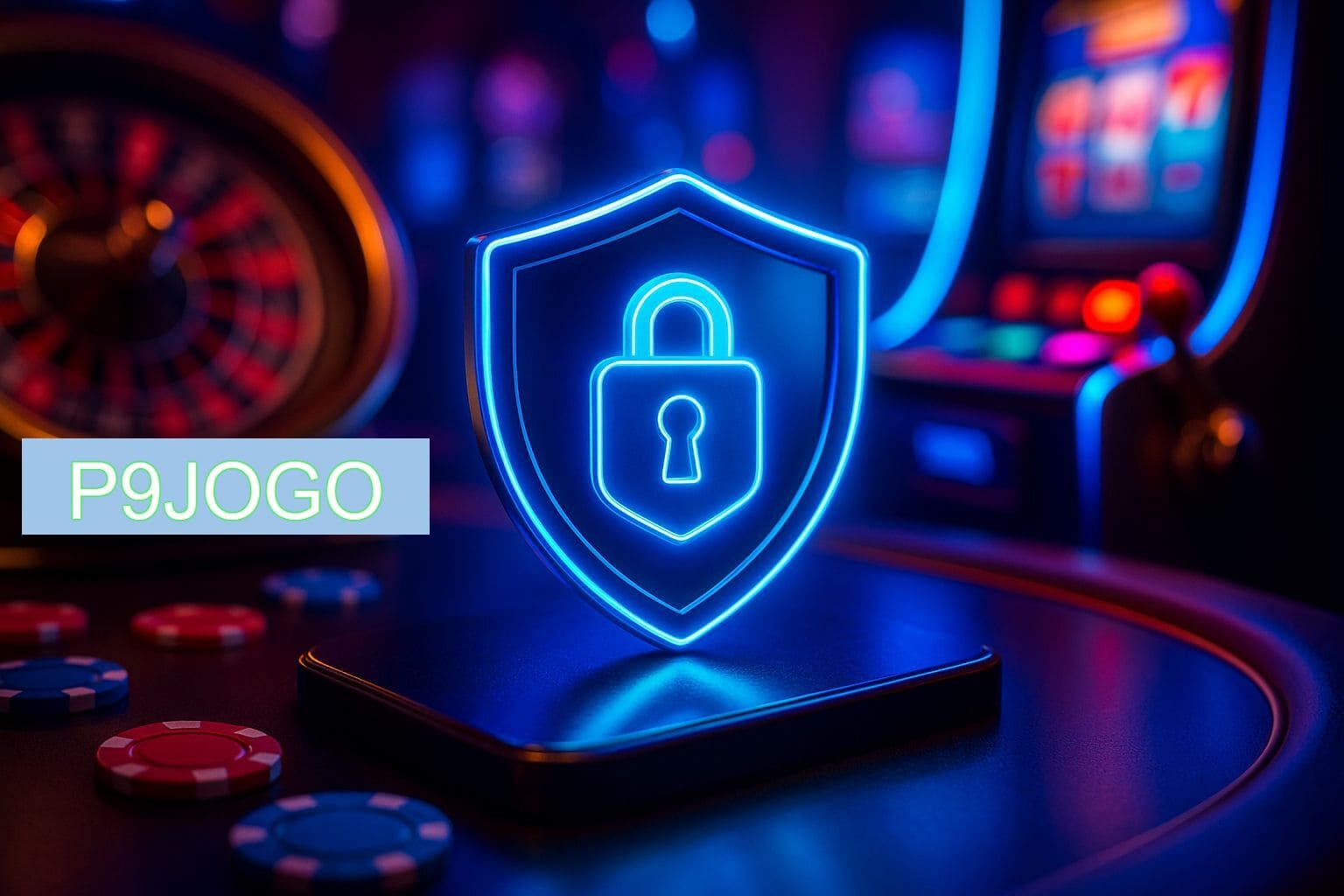 Segurança no login com proteção de dados pessoais no P9JOGO